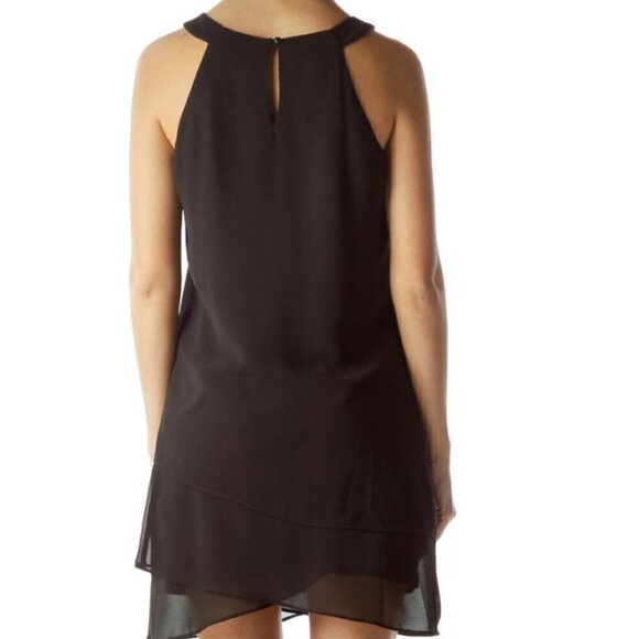 BCX Black Halter Dress with Built-In Necklace - Picture 2 of 3